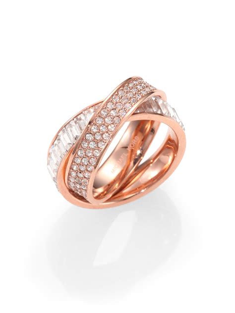 michael kors gold ring|Michael Kors rose gold jewelry.